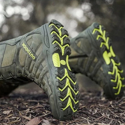 (⏰Remise à durée limitée 49 % de réduction) Bottes de randonnée légères, respirantes, durables et antidérapantes pour hommes, bottes de combat de l'armée, bottes de travail 