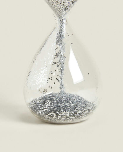 CHRISTMAS GLITTER HOURGLASS