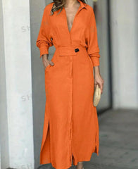 2025 Solid color maxi dress  (Upgraded Version)
