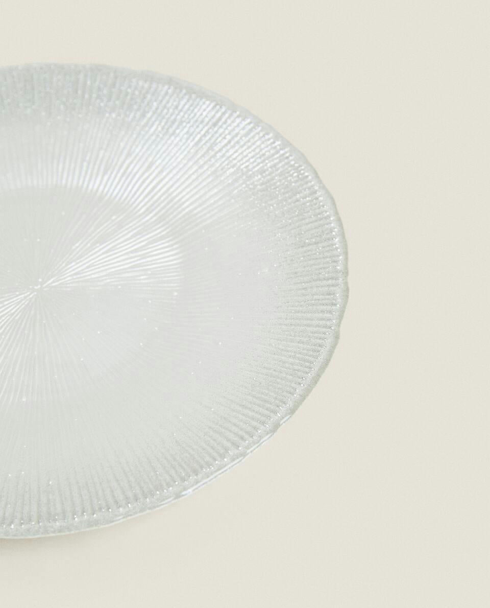 CHRISTMAS GLITTER GLASS SET