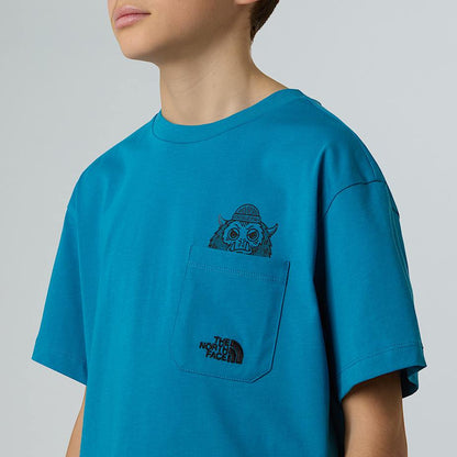Boys' Sports Oversized Pocket Graphic T-Shirt