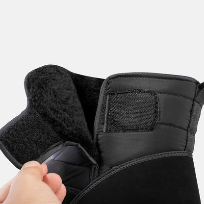 (Vente à durée limitée -70 %) Bottes de neige orthopédiques épaisses et chaudes pour hommes, à bout large, antidérapantes, imperméables, doublées de fourrure 