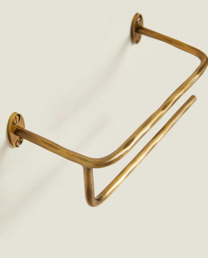 GOLDEN TOILET ROLL HOLDER