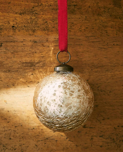 MERCURISED GLASS CHRISTMAS DECORATION