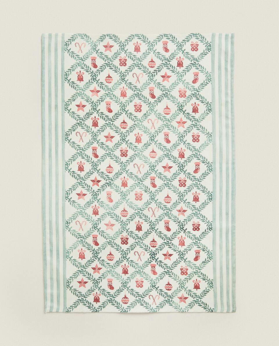 PACK OF COTTON CHRISTMAS TEA TOWELS (PACK OF 2)