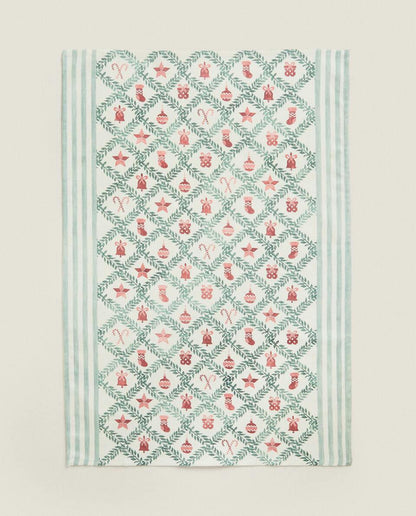 PACK OF COTTON CHRISTMAS TEA TOWELS (PACK OF 2)