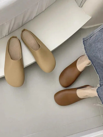 Chaussons / Chaussures orthopédiques en cuir italien LetcloTM pour femmes 