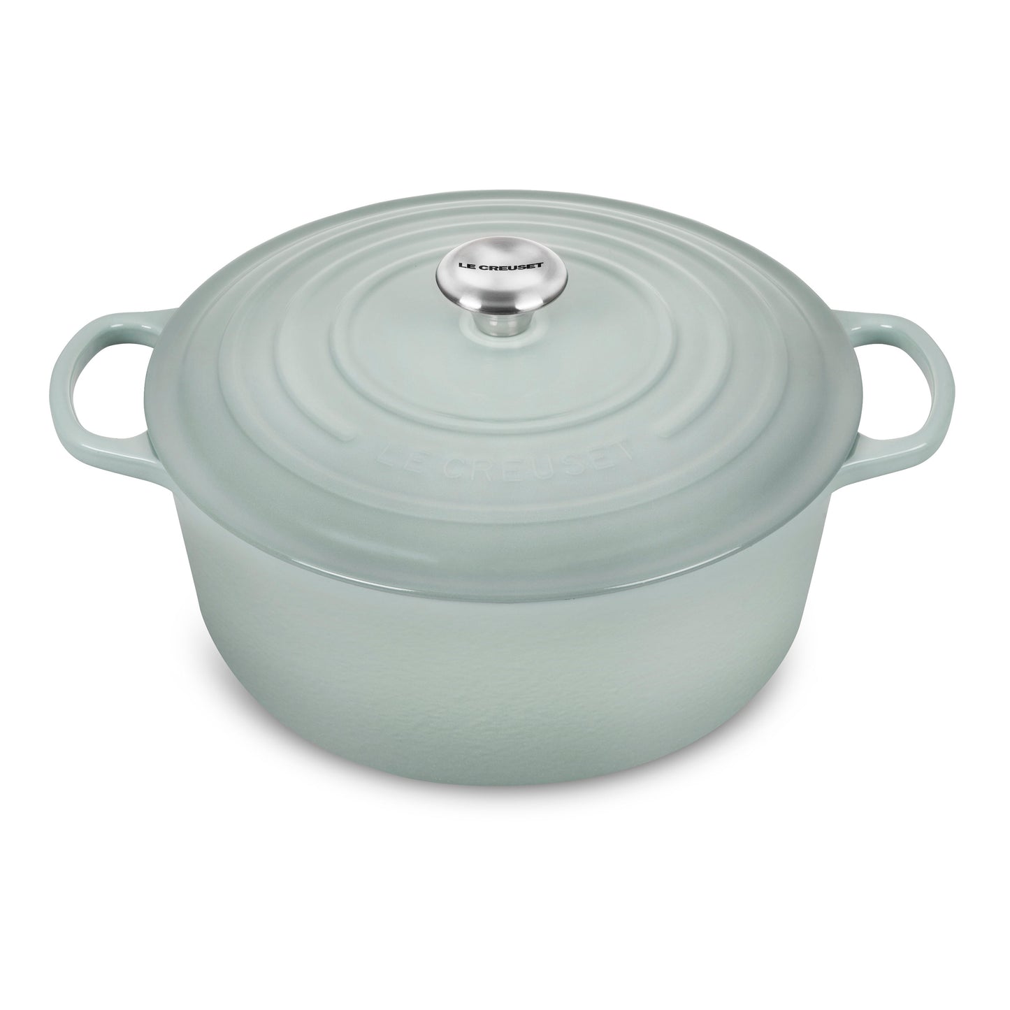 Signature Cast Iron 9-quart Sea Salt Round Dutch Oven