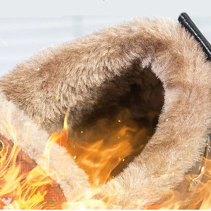 (Zeitlich begrenzter Rabatt 49 % Rabatt) Bequeme, leichte Winterschuhe aus Wolle mit Fußgewölbeunterstützung für Herren, wasserdicht, rutschfest, warm, Schneeschuhe 