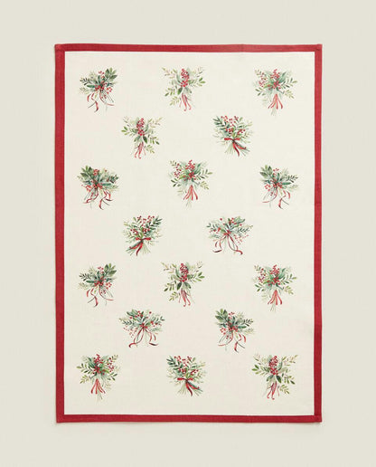 PACK OF CHRISTMAS SPRAY TEA TOWELS (PACK OF 2)