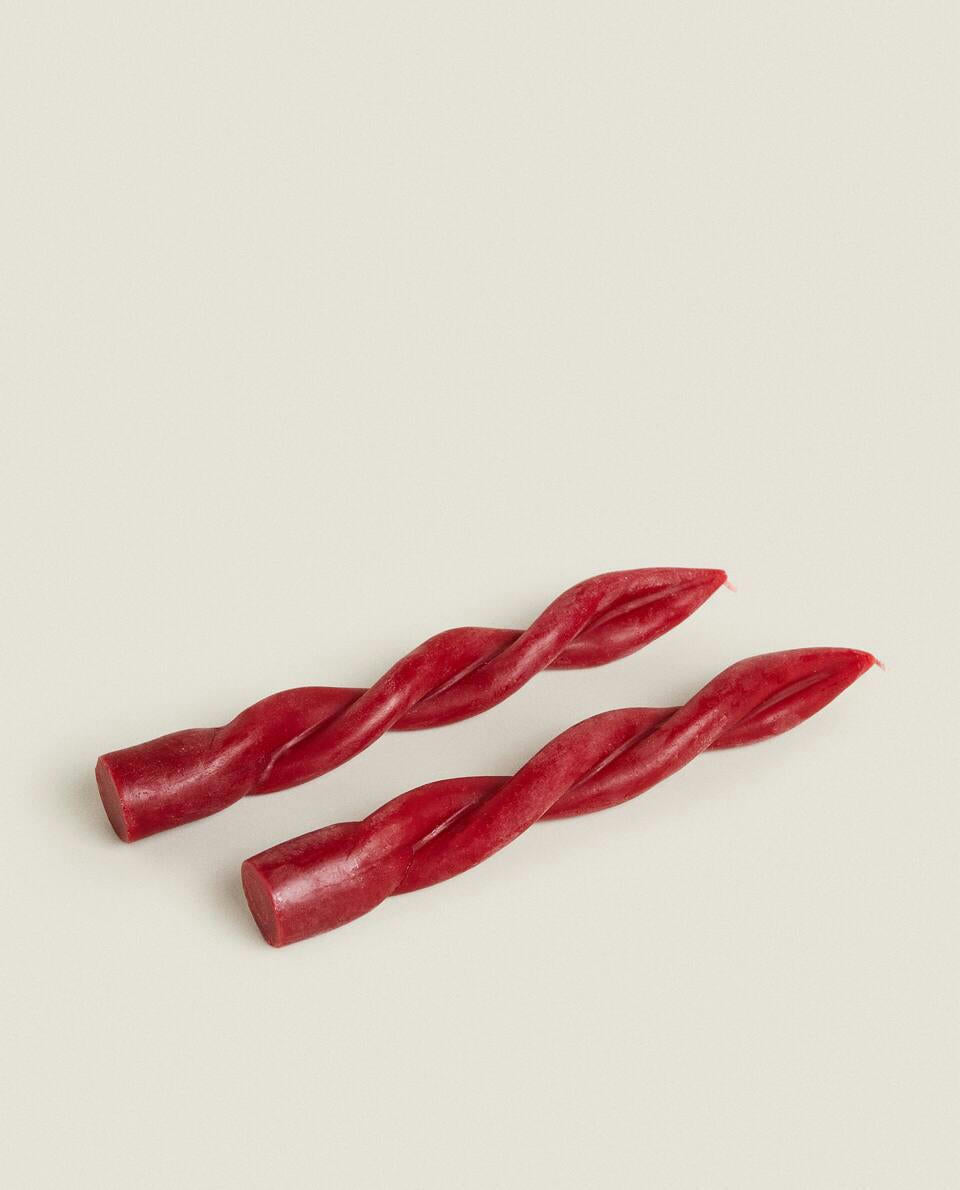 SPIRAL CANDLE (PACK OF 2)
