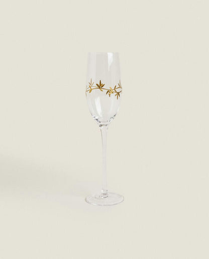 CHRISTMAS FLORAL GLASSWARE SET