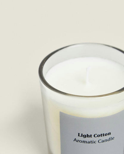 LIGHT COTTON SCENTED CANDLE