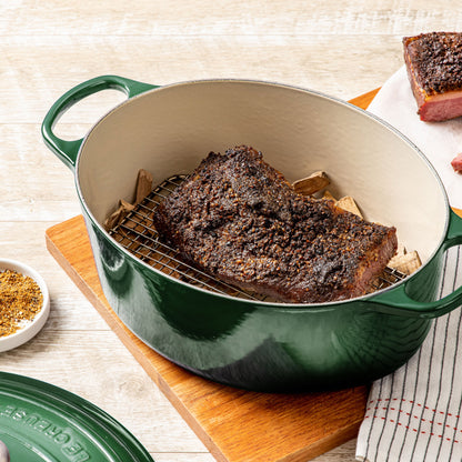 Signature Cast Iron 15.5-quart Artichaut Oval Dutch Oven