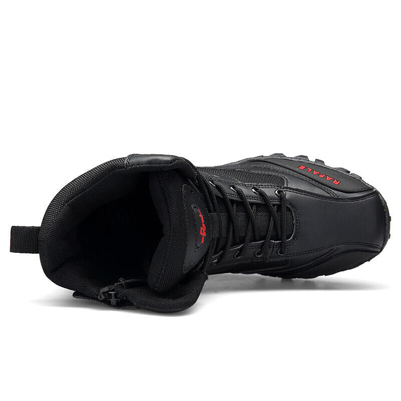 (🛒 BLACK FRIDAY SPECIAL - 70 % RABATT) Herren-Winterstiefel mit durchtrittsicherer, breiter Zehenpartie, wasserdicht, rutschfest, orthopädische Unterstützung, Arbeitsstiefel 