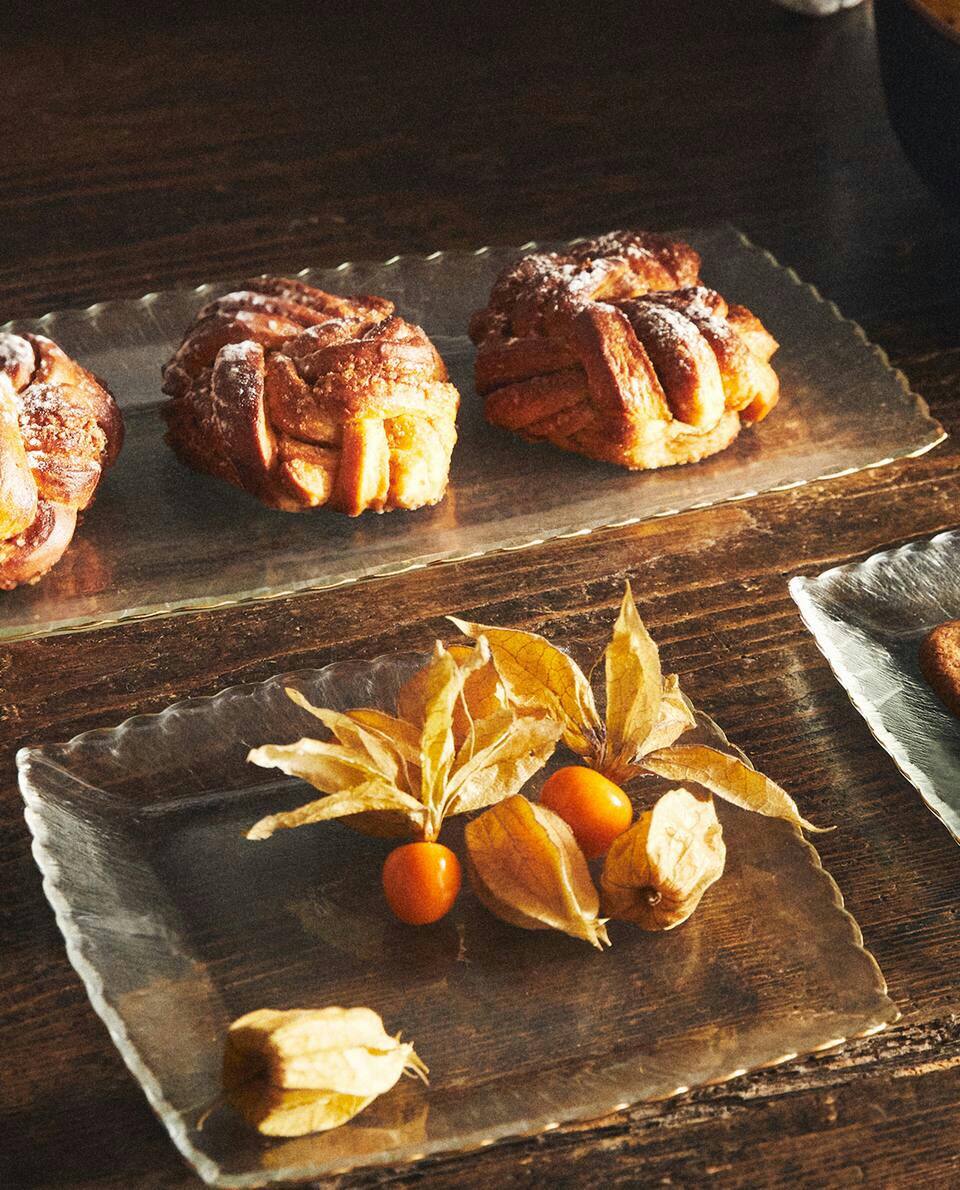 CHRISTMAS TRANSPARENT GLASS SET