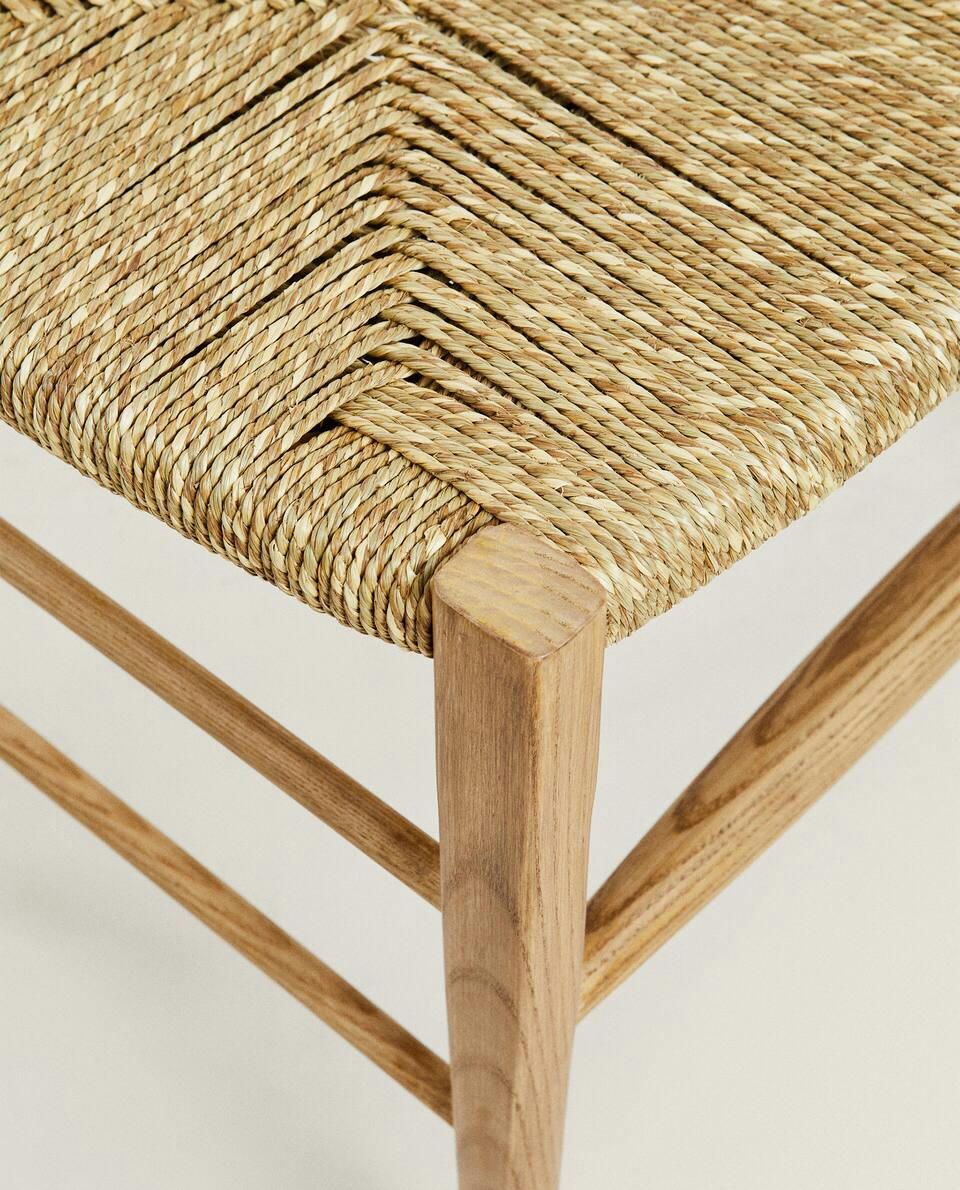 ASH AND SEAGRASS BENCH