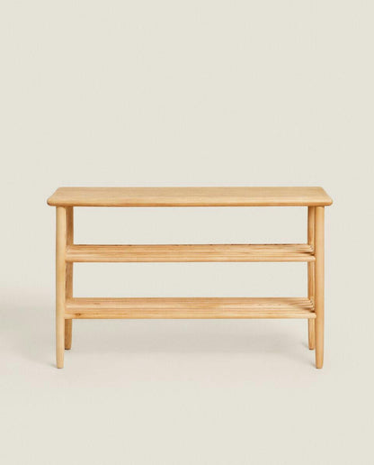 ASH WOOD SHOE RACK