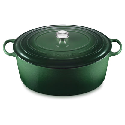 Signature Cast Iron 15.5-quart Artichaut Oval Dutch Oven