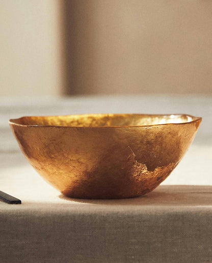GOLDEN GLASS BOWL