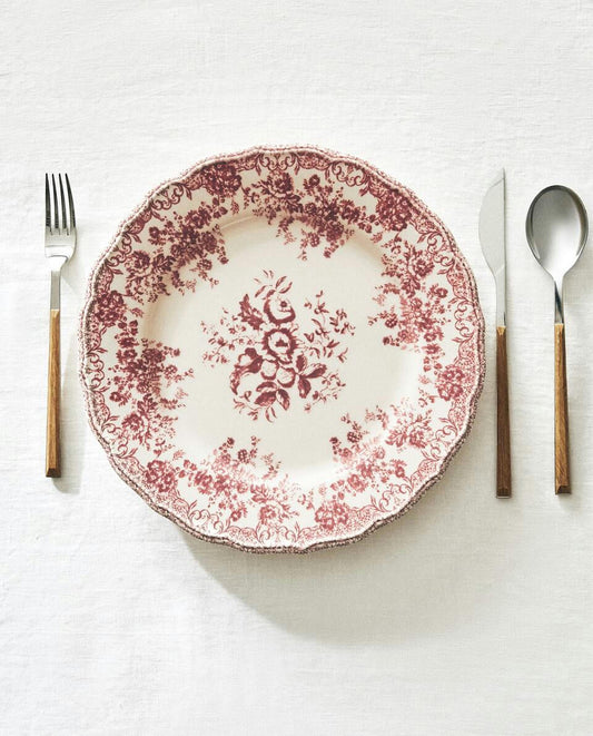 FLORAL EARTHENWARE TABLEWARE
