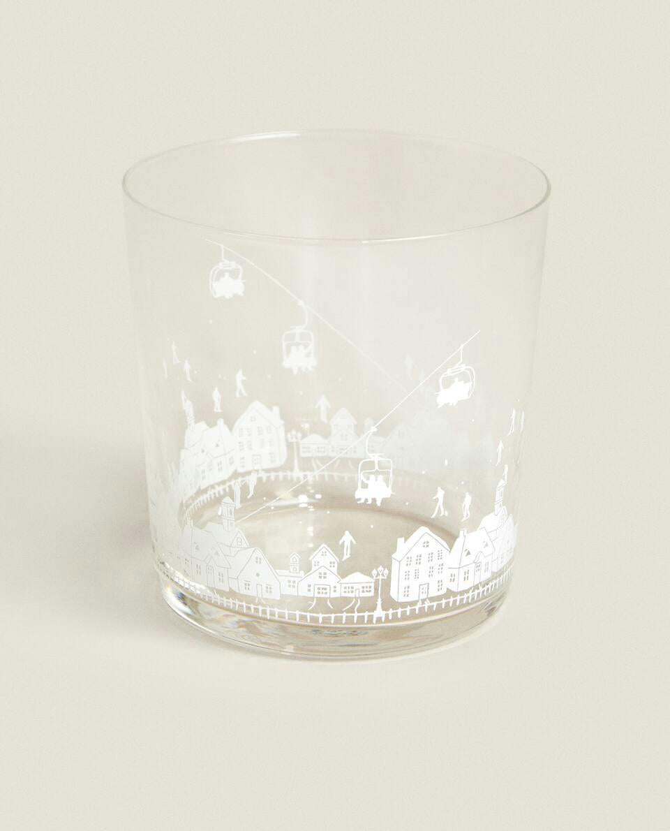 CHRISTMAS SKI SLOPE TRANSFER TUMBLER