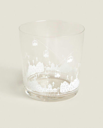 CHRISTMAS SKI SLOPE TRANSFER TUMBLER