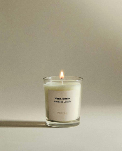 WHITE JASMINE SCENTED CANDLES