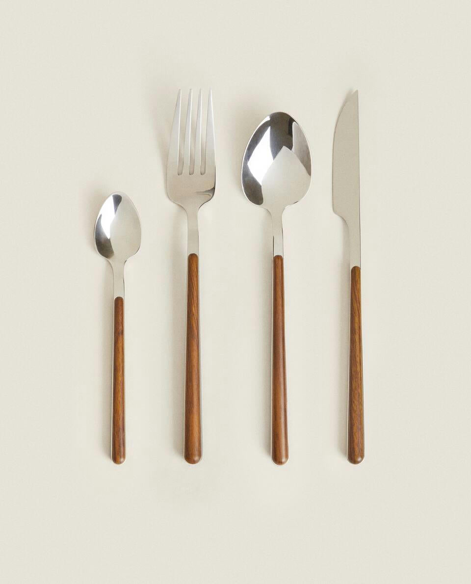BOX 4 FORKS WITH ROUND HANDLE DETAIL