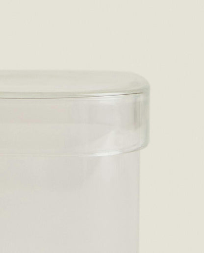 BOROSILICATE GLASS JAR WITH LID