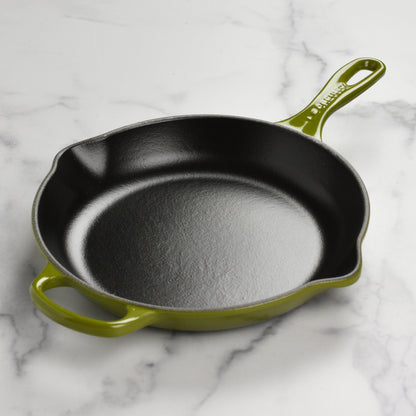 Signature Cast Iron 10.25-inch Olive Skillet