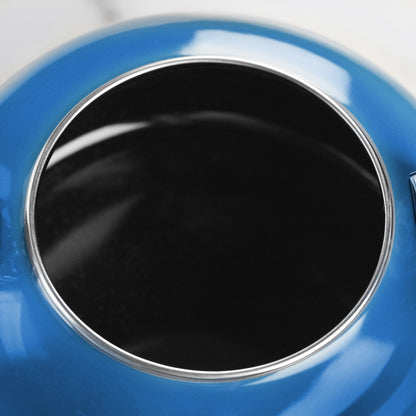 Enameled Steel 1.7-quart Marseille Whistling Tea Kettle