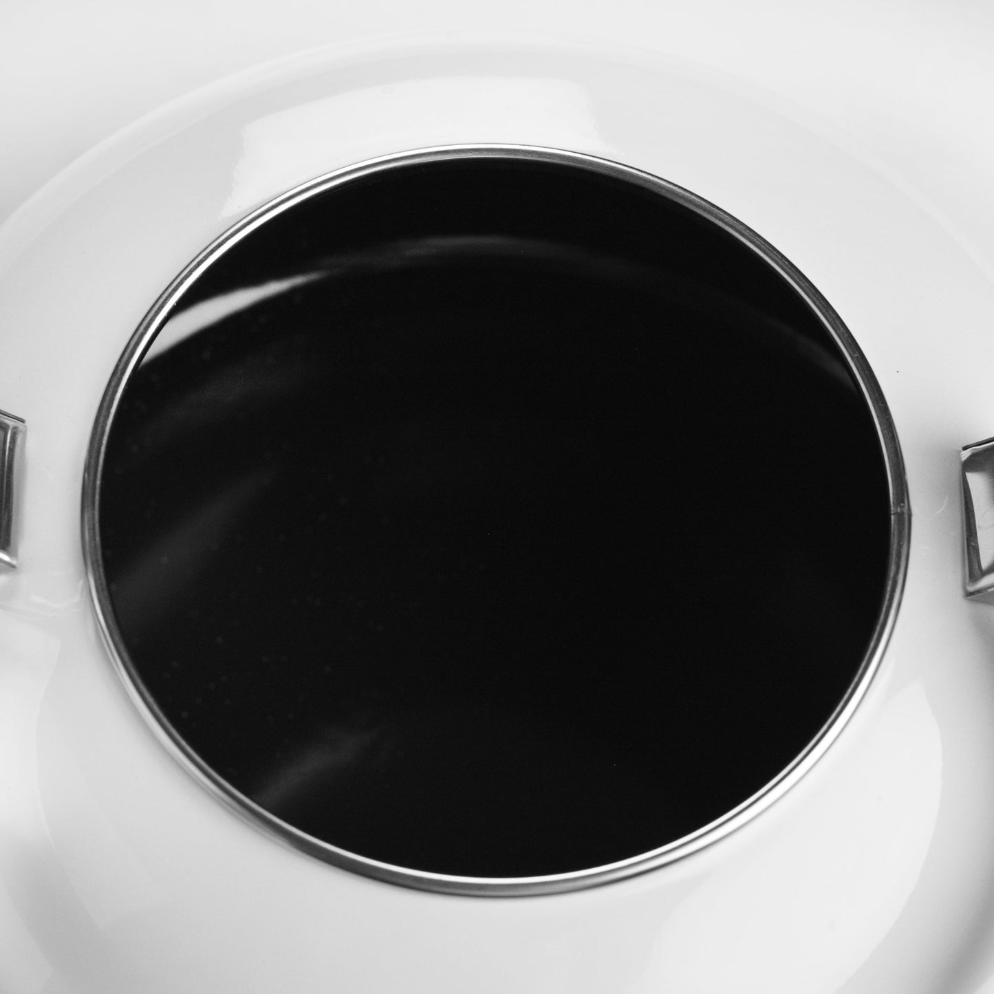 Enameled Steel 1.7-quart White Whistling Tea Kettle