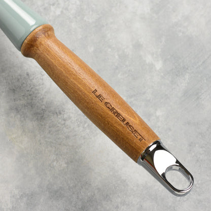 Cast Iron 10.25-inch Sea Salt Fry Pan with Wood Handle