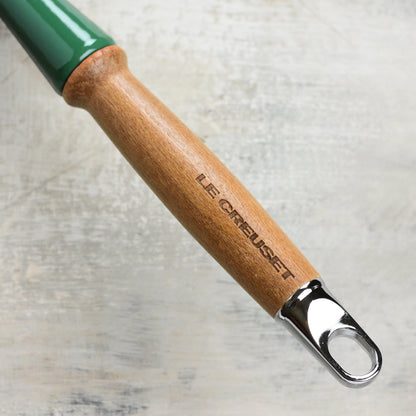 Cast Iron 10.25-inch Artichaut Fry Pan with Wood Handle