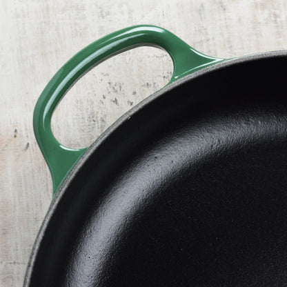 Cast Iron 10.25-inch Artichaut Fry Pan with Wood Handle