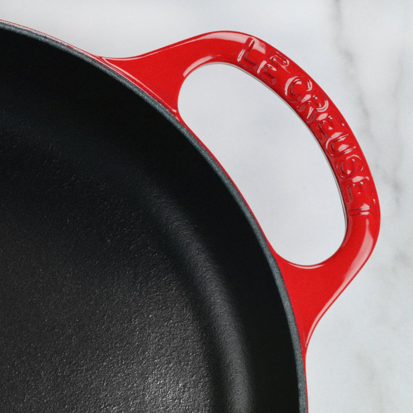 Signature Cast Iron 11-inch Cerise Everyday Pan