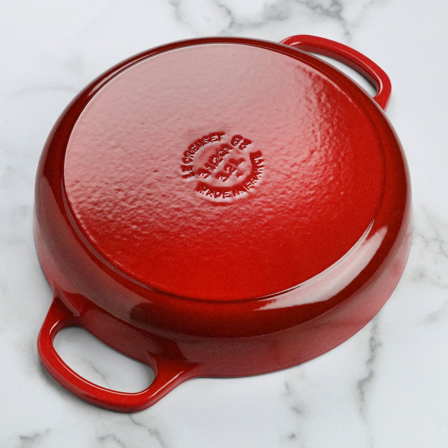 Signature Cast Iron 11-inch Cerise Everyday Pan