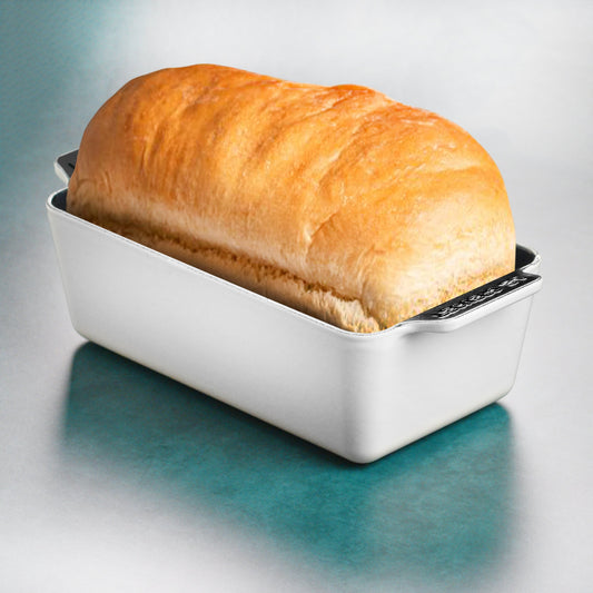 Signature Cast Iron 9 x 5-inch White Loaf Pan