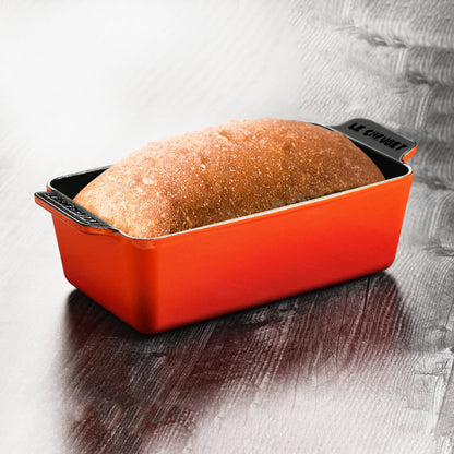 Signature Cast Iron 9 x 5-inch Flame Loaf Pan