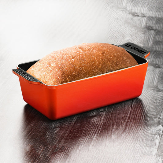 Signature Cast Iron 9 x 5-inch Flame Loaf Pan