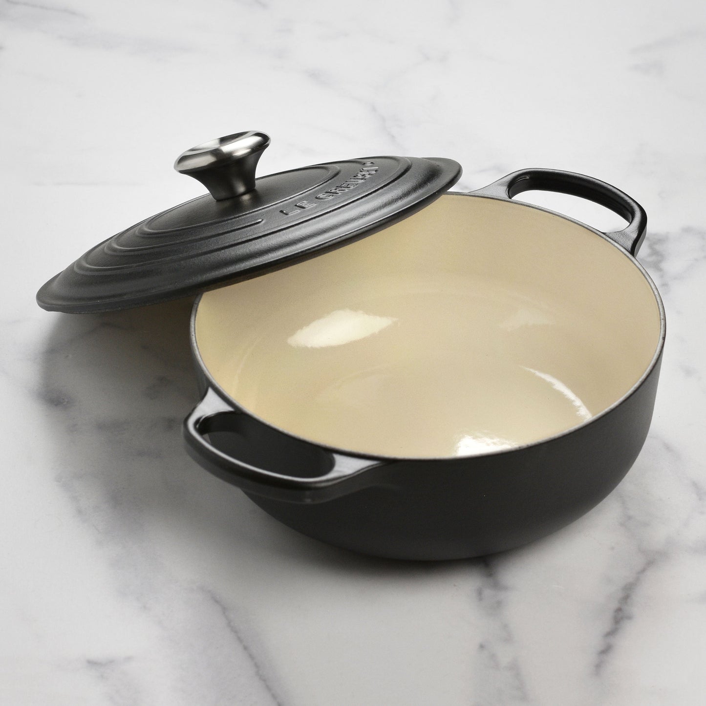 Signature Cast Iron 3.5-quart Licorice Sauteuse Dutch Oven