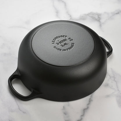 Signature Cast Iron 3.5-quart Licorice Sauteuse Dutch Oven