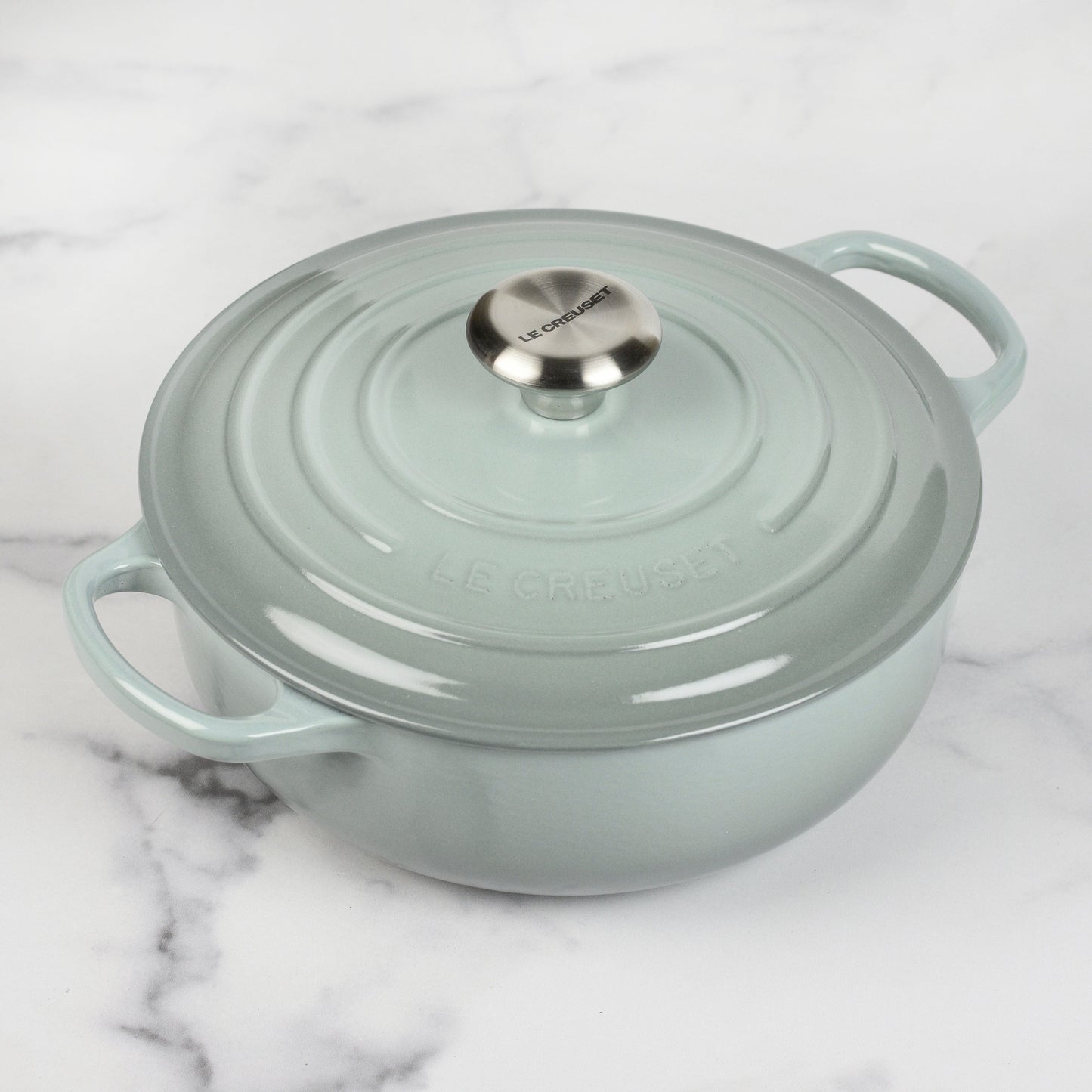 Signature Cast Iron 3.5-quart Sea Salt Sauteuse Dutch Oven