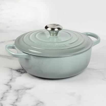 Signature Cast Iron 3.5-quart Sea Salt Sauteuse Dutch Oven