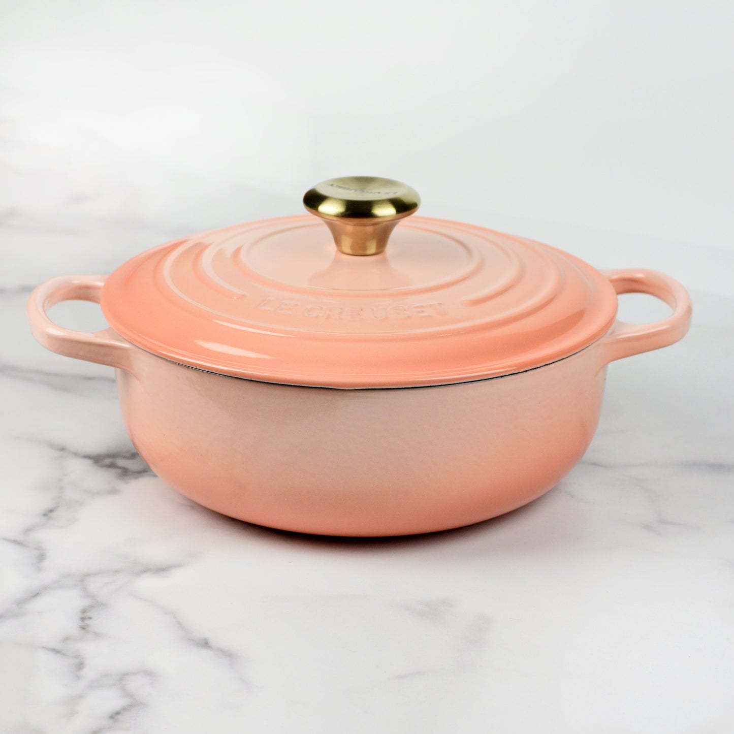 Signature Cast Iron 3.5-quart Peche Sauteuse Dutch Oven