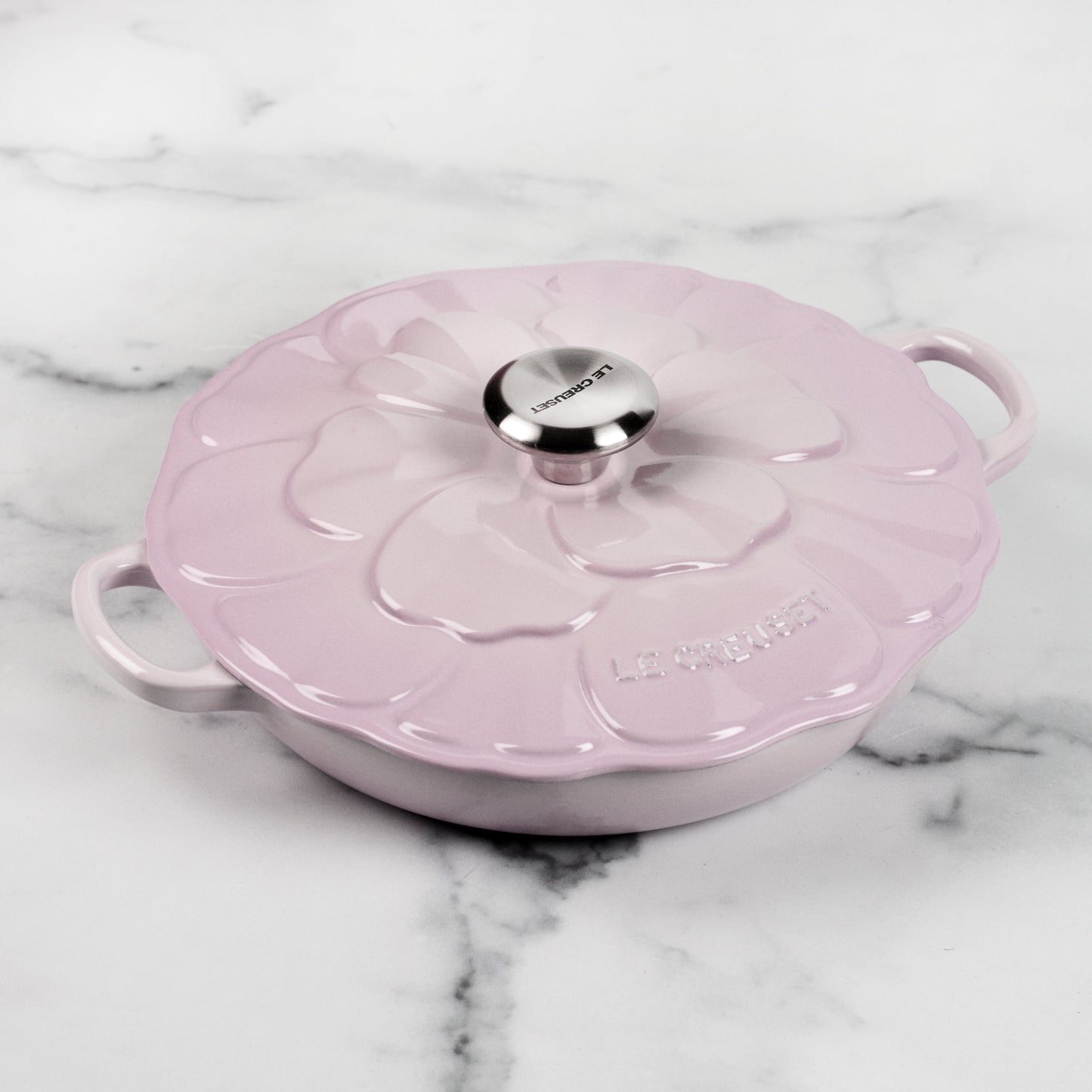 Signature Cast Iron 2.25-quart Shallot Petal Braiser