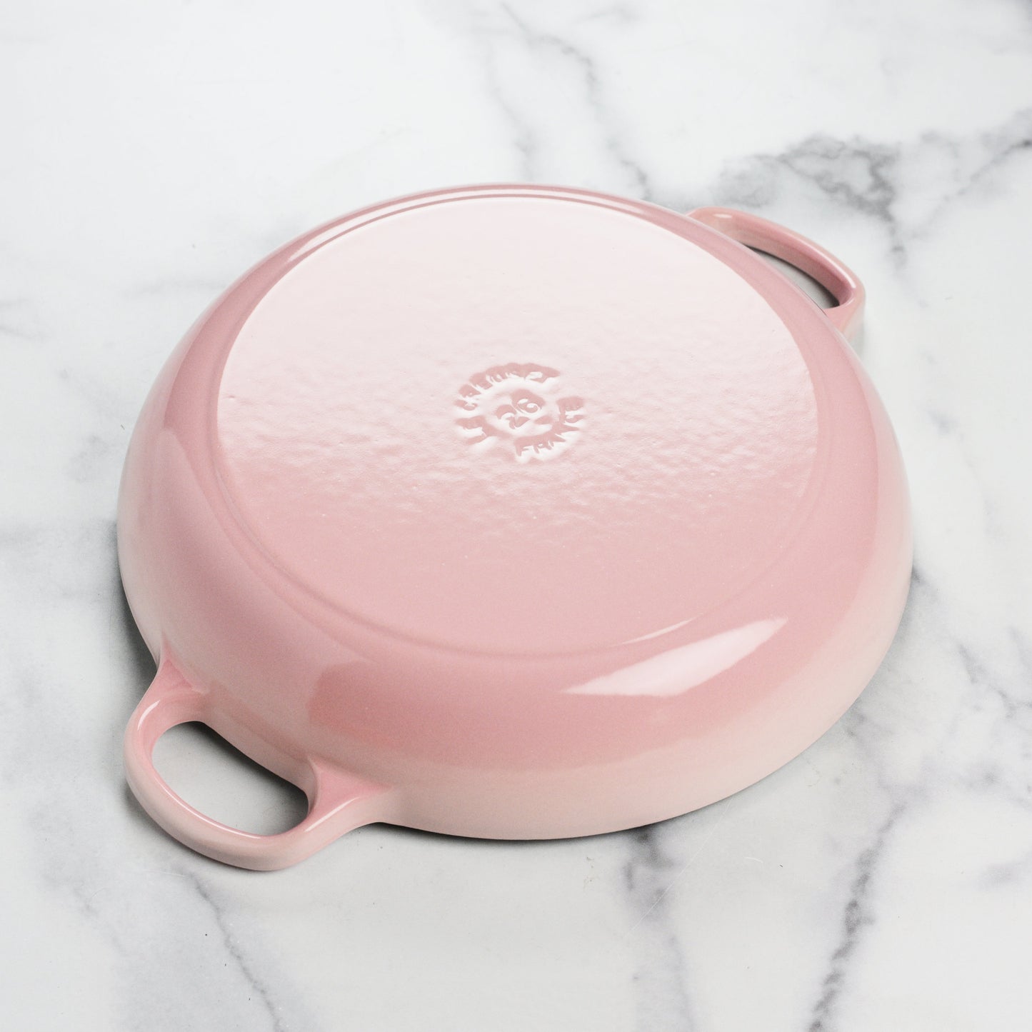 Signature Cast Iron 2.25-quart Shell Pink Petal Braiser