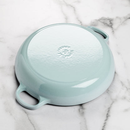 Signature Cast Iron 2.25-quart Sea Salt Petal Braiser