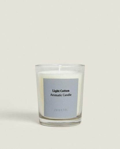 LIGHT COTTON SCENTED CANDLE